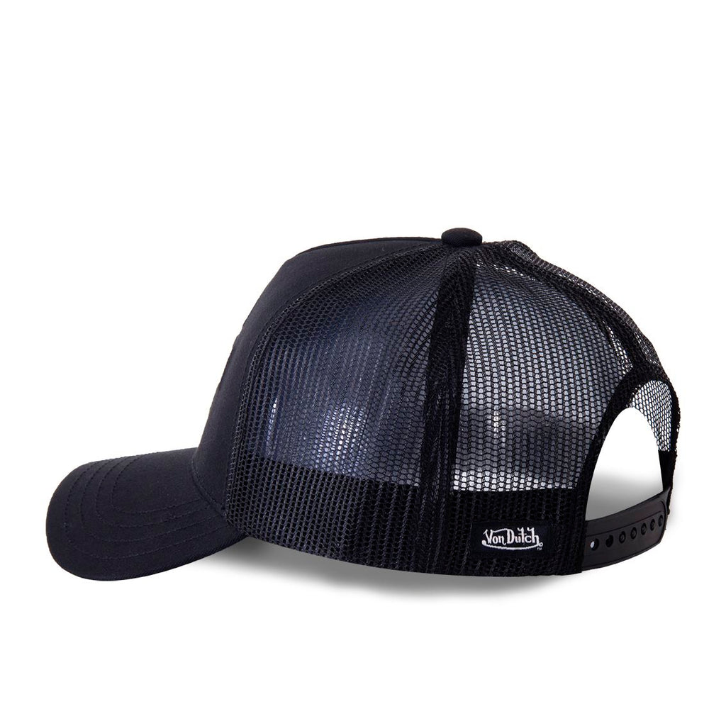 Von Dutch Trucker Cap Noir — Patch Von Dutch California 29/92