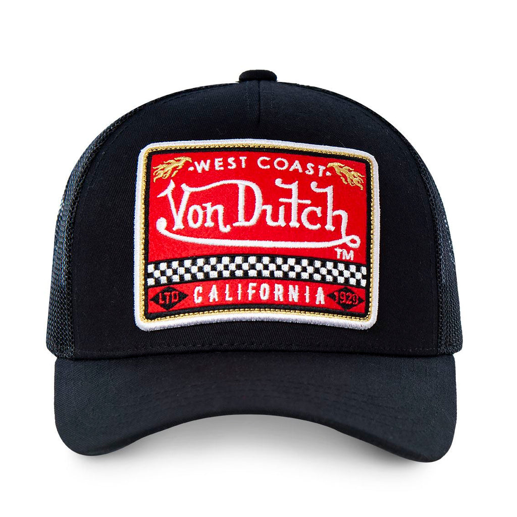 Von Dutch Trucker Cap Noir — Patch West Coast California LTD 1929