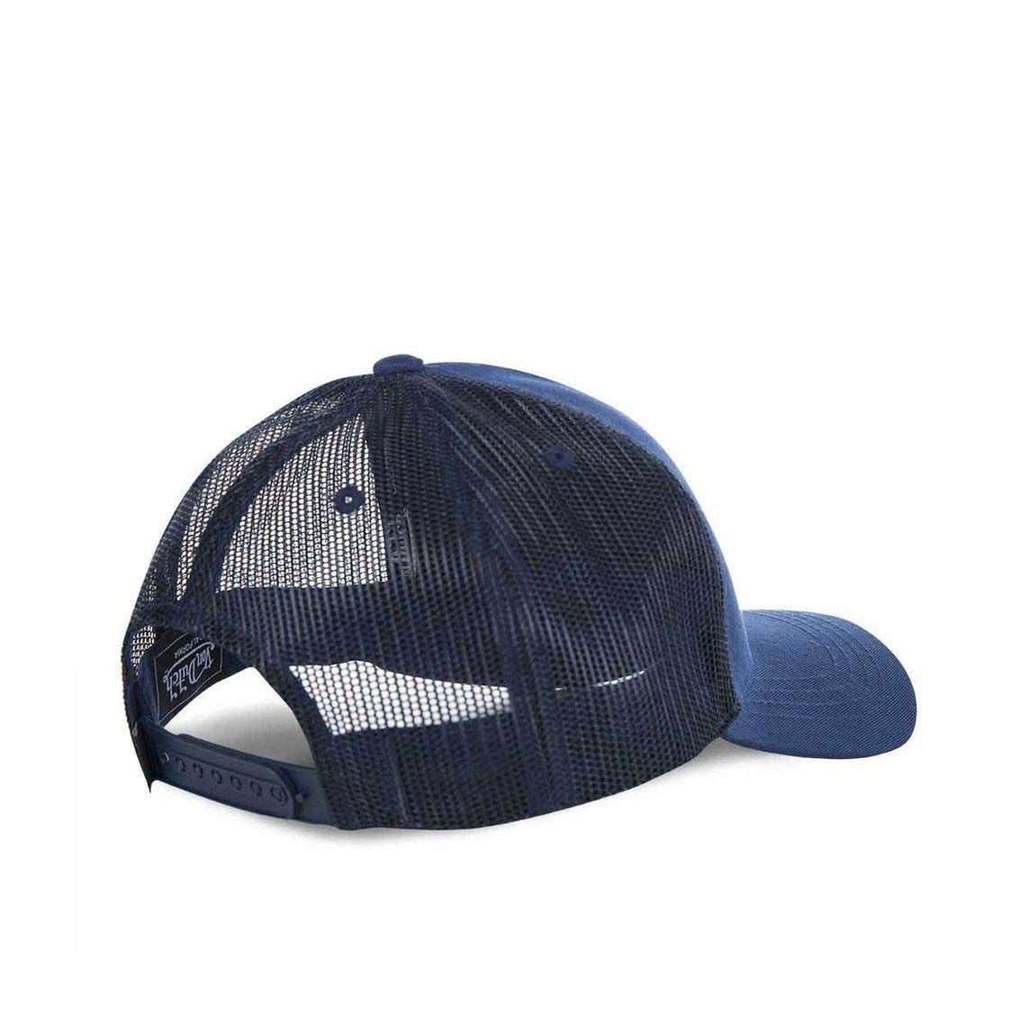 Von Dutch Trucker Cap Marine — Patch Oval Logo Rouge & Blanc