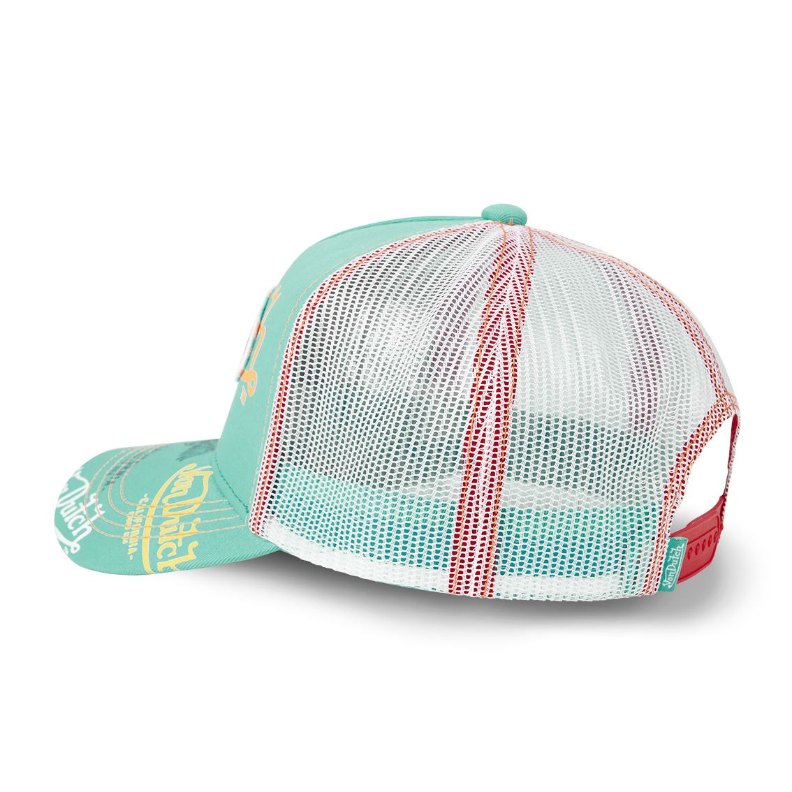 Von Dutch Trucker Cap Menthe — All Over Print California 93060 USA