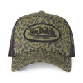 Von Dutch Trucker Cap Léopard Kaki — Patch Oval California